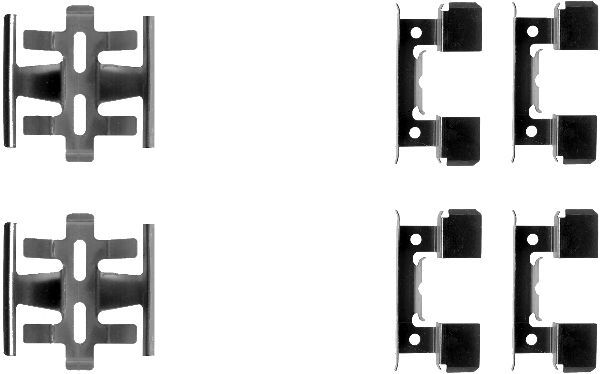 HELLA PAGID Lisakomplekt, ketaspiduriklotsid 8DZ 355 204-871